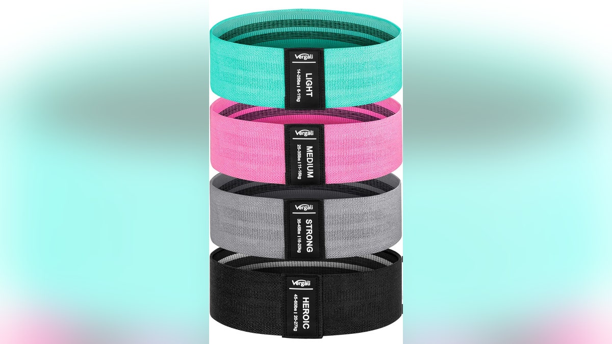 Herbal exercise bands are available on Amazon